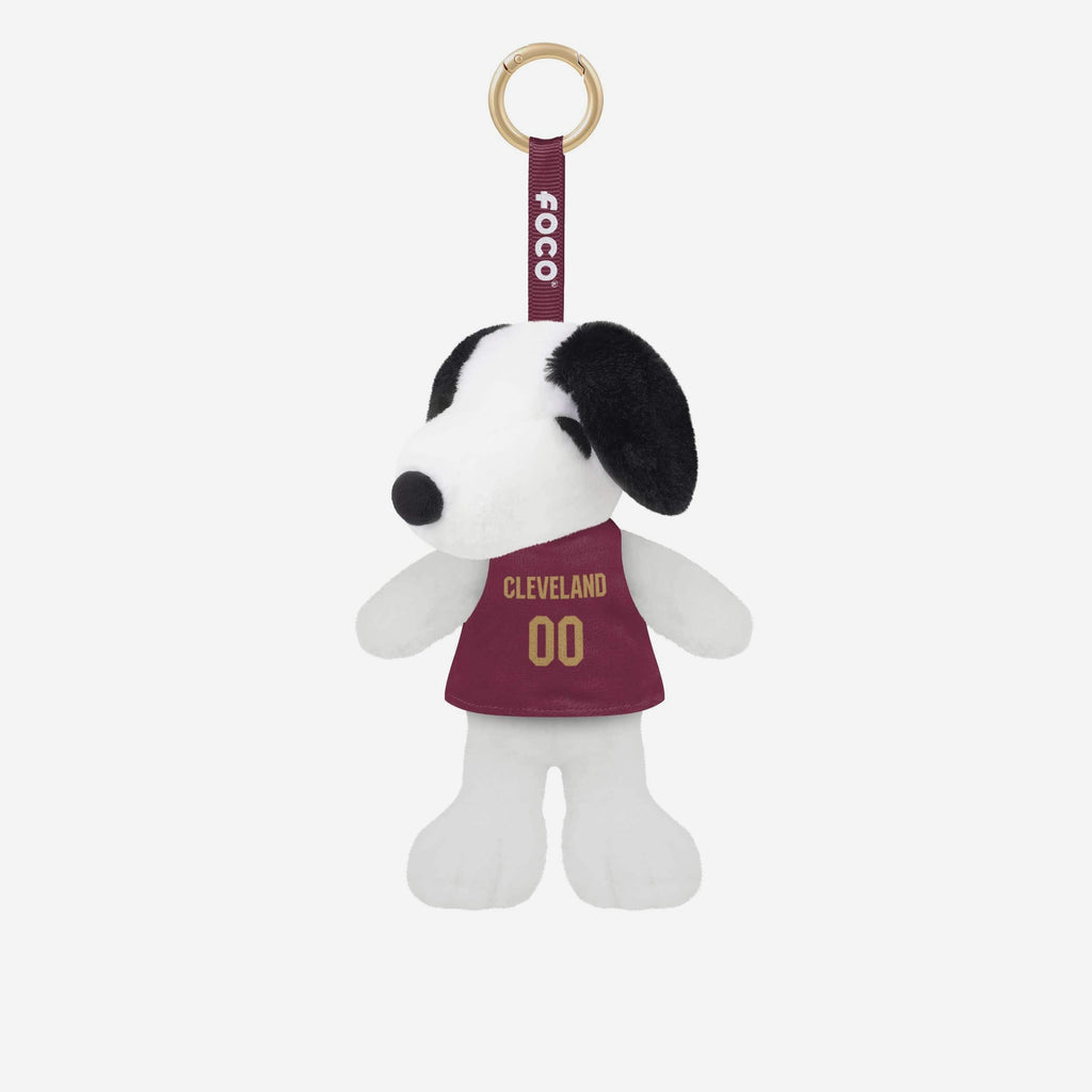 Cleveland Cavaliers Plush Snoopy Peanuts Bag Charm Keychain FOCO - FOCO.com