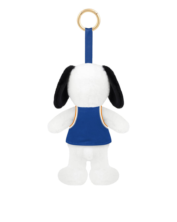 New York Knicks 2026 NBA Champions Plush Snoopy Peanuts Bag Charm Keychain FOCO - FOCO.com
