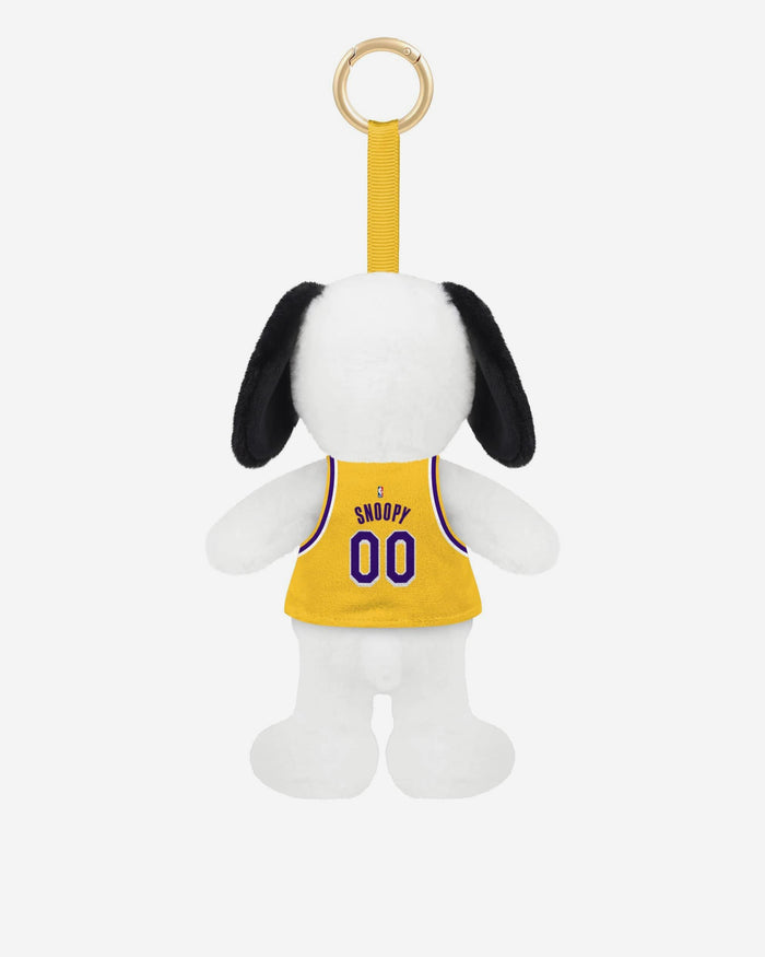 Los Angeles Lakers Plush Snoopy Peanuts Bag Charm Keychain FOCO - FOCO.com