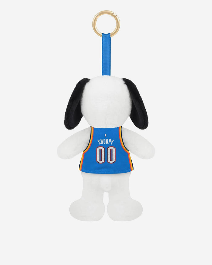 Oklahoma City Thunder Plush Snoopy Peanuts Bag Charm Keychain