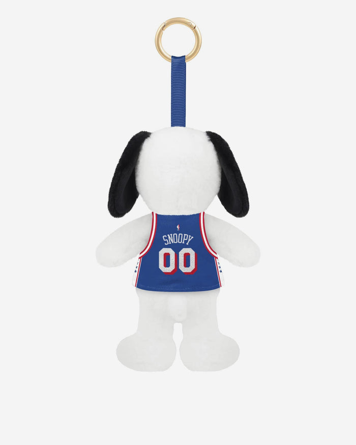 Philadelphia 76ers Plush Snoopy Peanuts Bag Charm Keychain