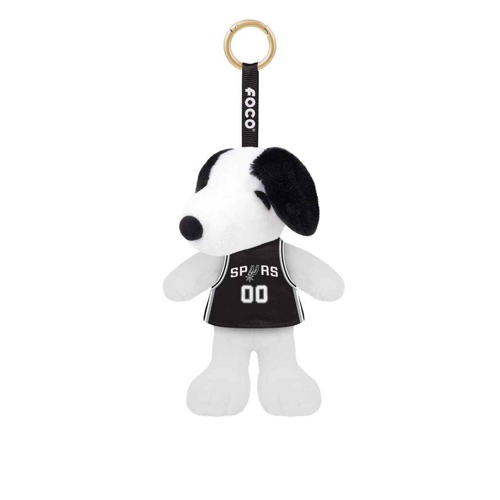 San Antonio Spurs Plush Snoopy Peanuts Bag Charm Keychain