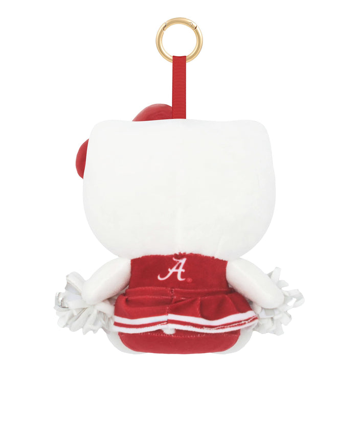 Alabama Crimson Tide Plush Hello Kitty® Cheerleader Bag Charm Keychain FOCO - FOCO.com
