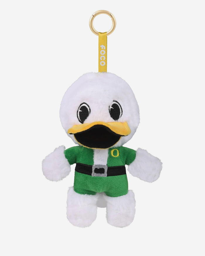 Oregon Ducks Plush Mascot Santa Bag Charm Keychain FOCO - FOCO.com