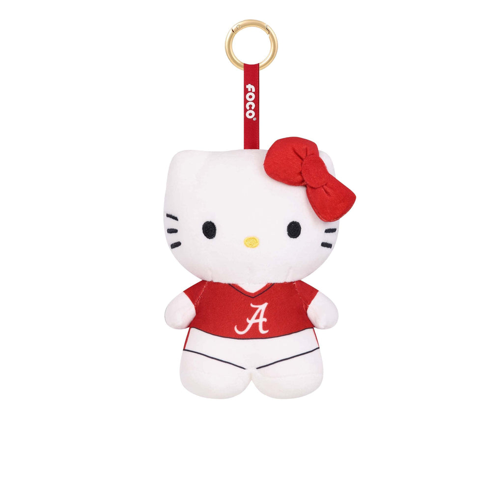 Alabama Crimson Tide Plush Hello Kitty® Bag Charm Keychain