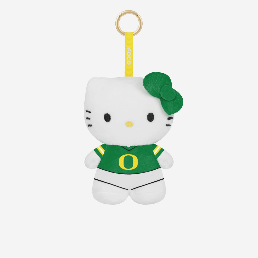 Oregon Ducks Plush Hello Kitty® Bag Charm Keychain FOCO - FOCO.com