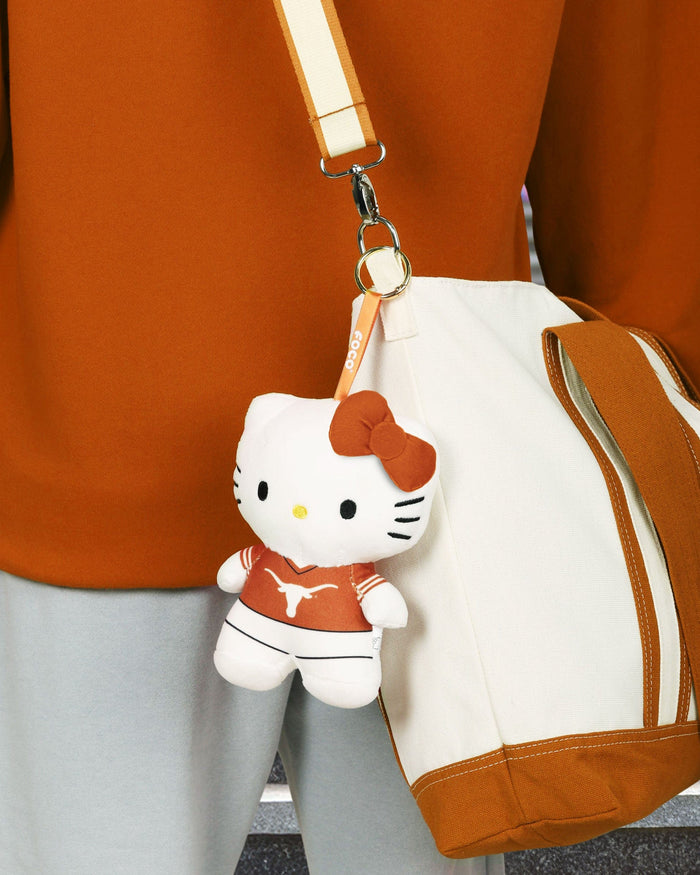 Texas Longhorns Plush Hello Kitty® Bag Charm Keychain FOCO - FOCO.com