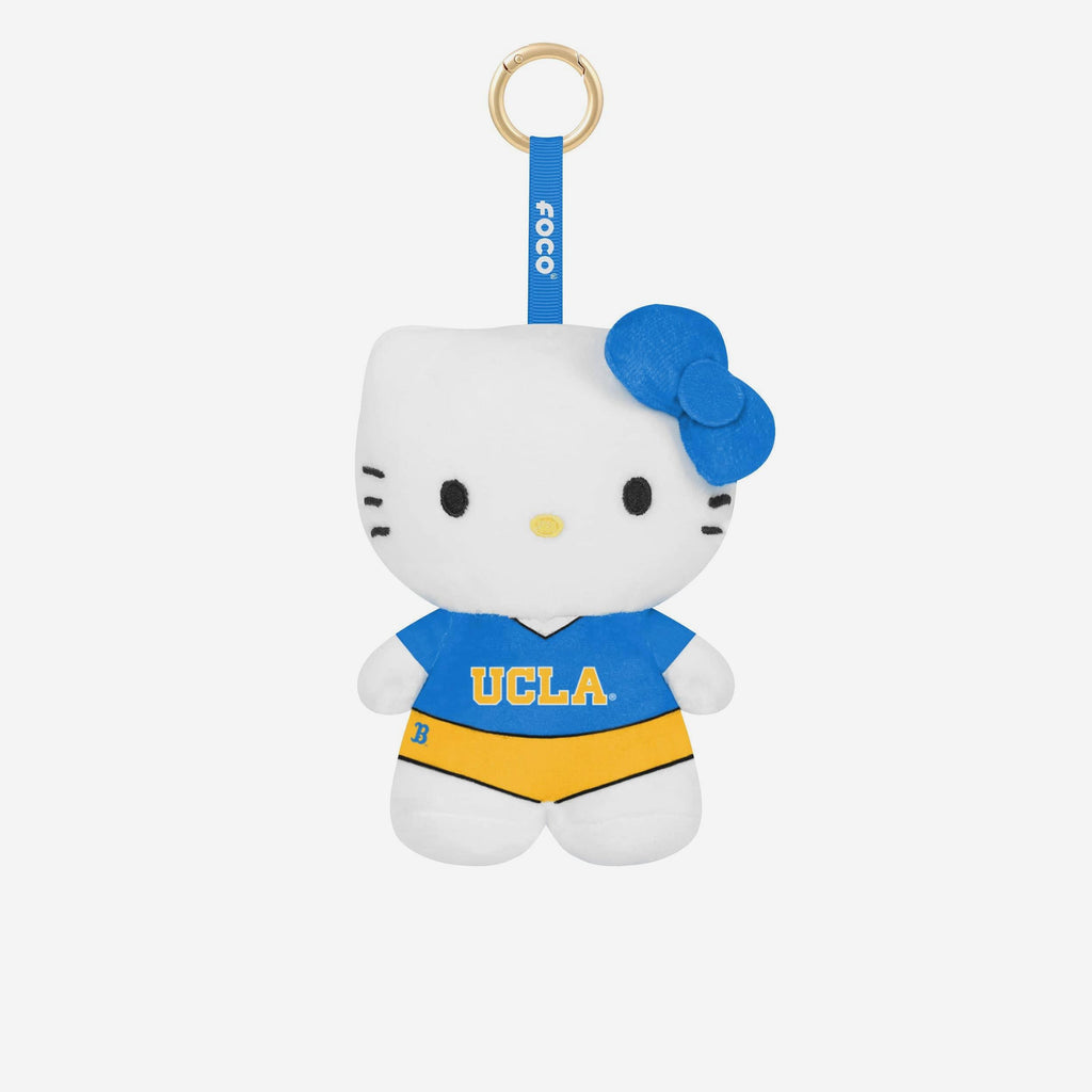 UCLA Bruins Plush Hello Kitty® Bag Charm Keychain FOCO - FOCO.com