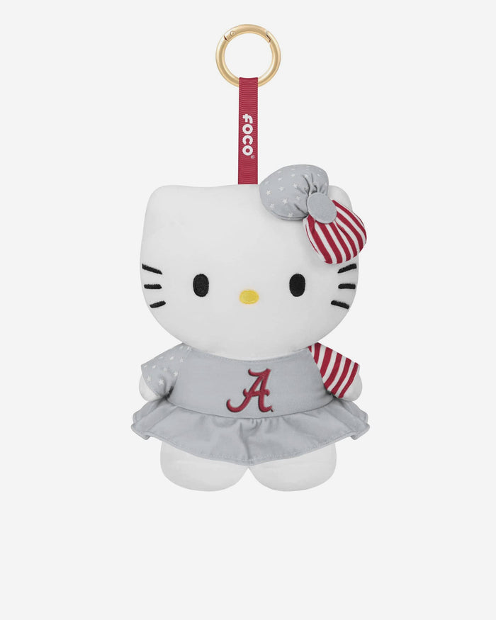 Alabama Crimson Tide Americana Plush Hello Kitty® Bag Charm Keychain FOCO - FOCO.com