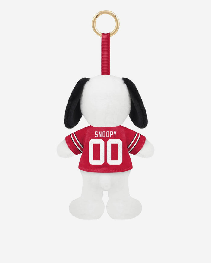 Ohio State Buckeyes Plush Snoopy Peanuts Bag Charm Keychain FOCO - FOCO.com