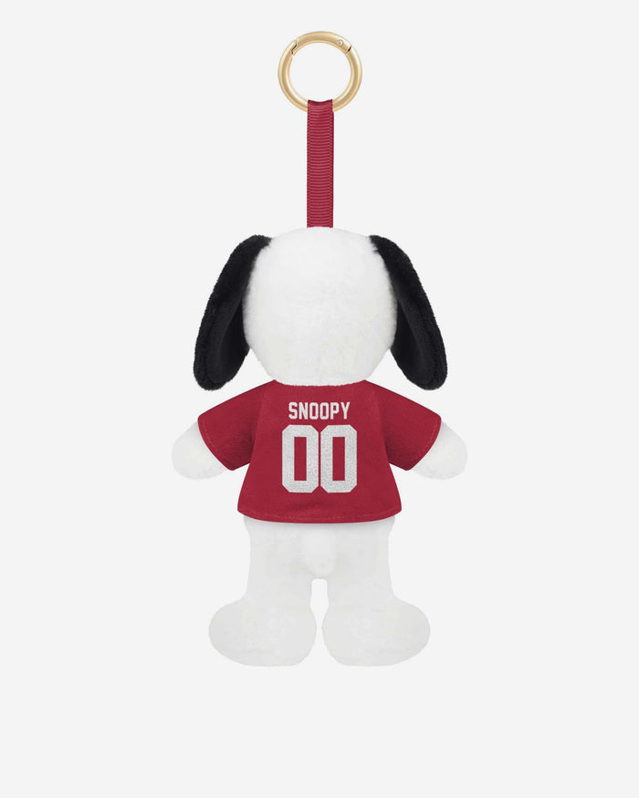 Oklahoma Sooners Plush Snoopy Peanuts Bag Charm Keychain