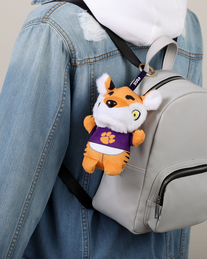 Clemson Tigers Plush Teamie Beanie Mascot Bag Charm Keychain FOCO - FOCO.com