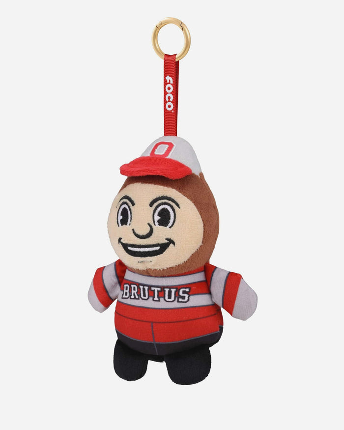 Ohio State Buckeyes Plush Teamie Beanie Mascot Bag Charm Keychain FOCO - FOCO.com