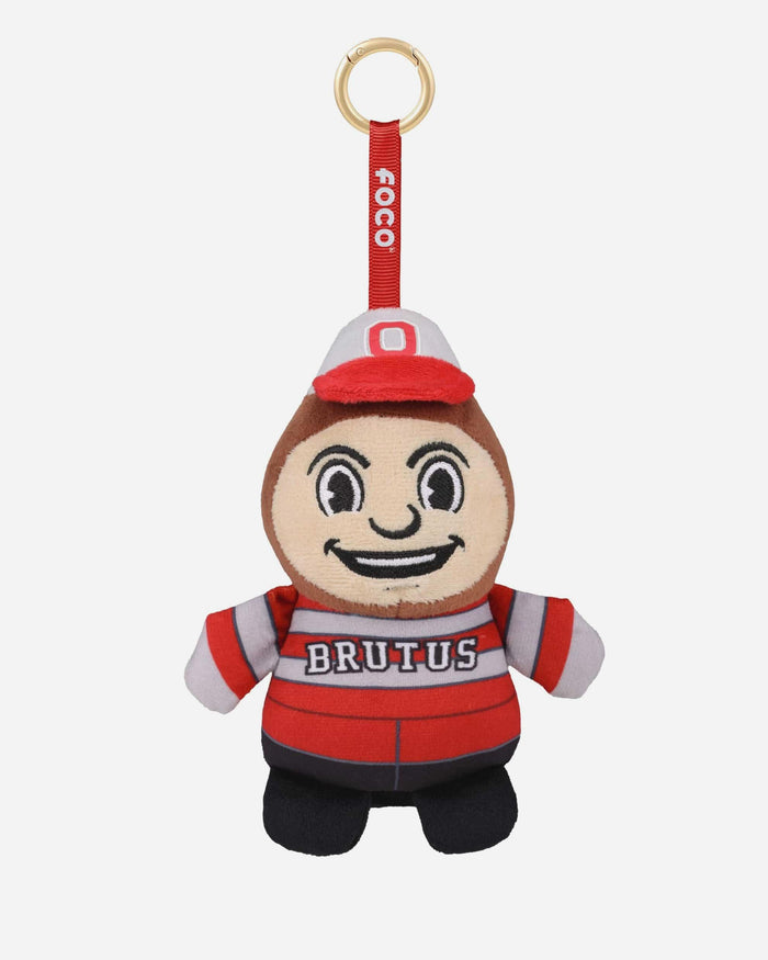 Ohio State Buckeyes Plush Teamie Beanie Mascot Bag Charm Keychain FOCO - FOCO.com
