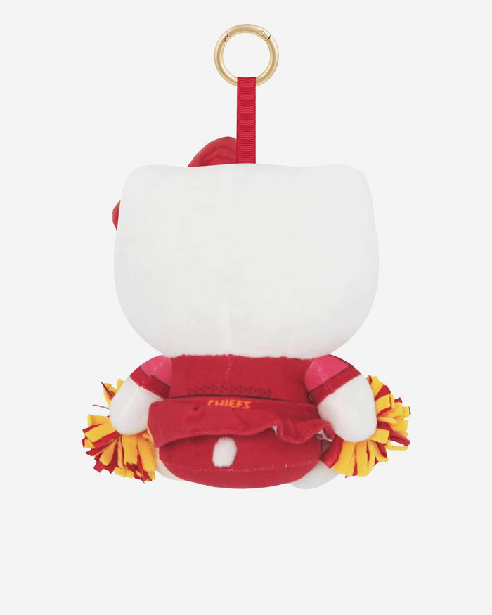 Kansas City Chiefs Plush Hello Kitty® Cheerleader Bag Charm Keychain FOCO - FOCO.com