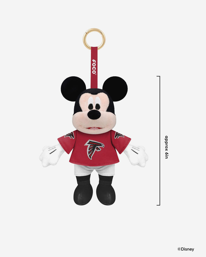 Atlanta Falcons Disney Mickey Mouse Clip-On Plush FOCO - FOCO.com
