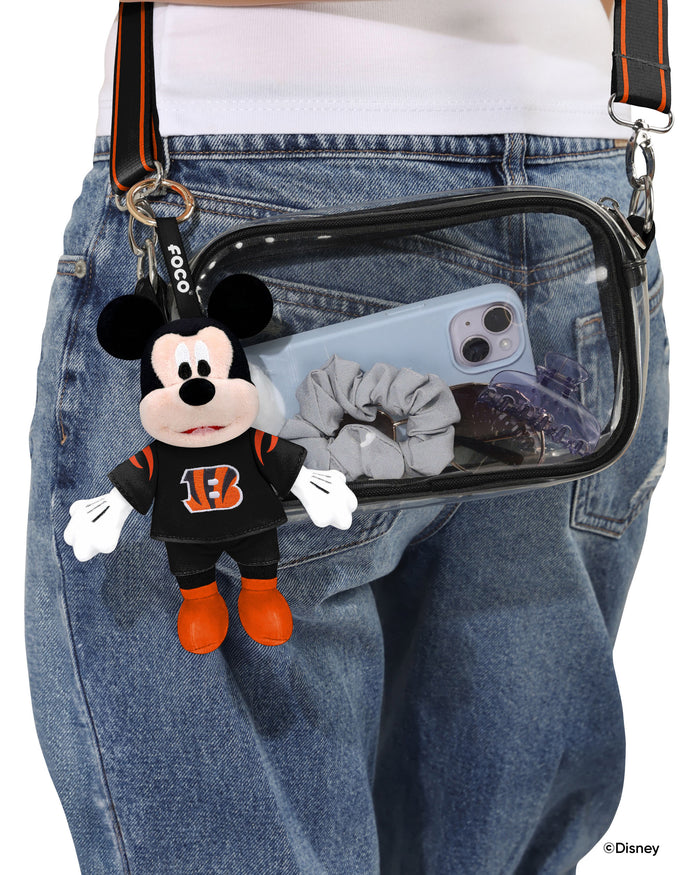 Cincinnati Bengals Disney Mickey Mouse Clip-On Plush FOCO - FOCO.com