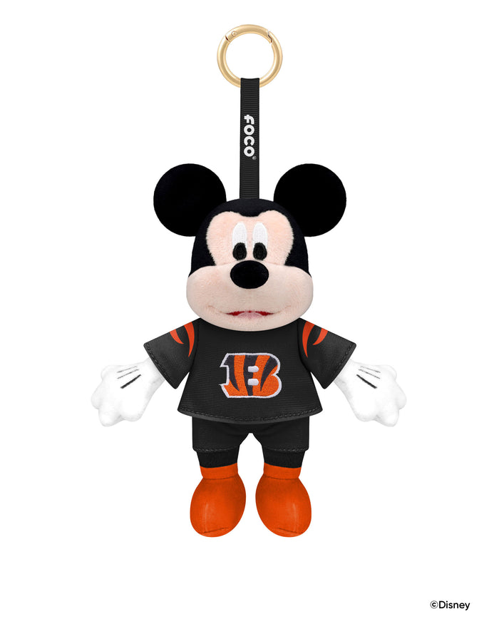 Cincinnati Bengals Disney Mickey Mouse Clip-On Plush FOCO - FOCO.com