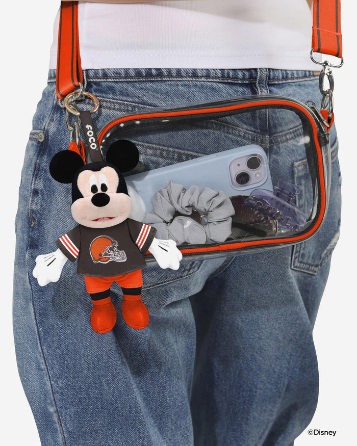 Cleveland Browns Disney Mickey Mouse Clip-On Plush FOCO - FOCO.com