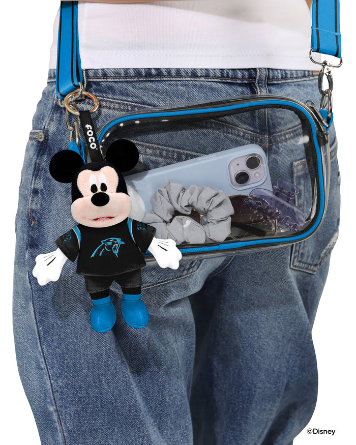 Carolina Panthers Disney Mickey Mouse Clip-On Plush FOCO - FOCO.com