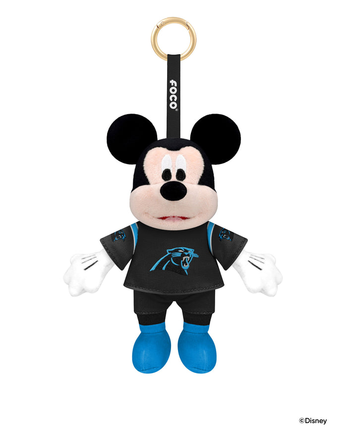 Carolina Panthers Disney Mickey Mouse Clip-On Plush FOCO - FOCO.com