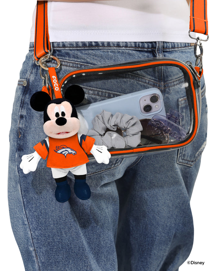 Denver Broncos Disney Mickey Mouse Clip-On Plush FOCO - FOCO.com