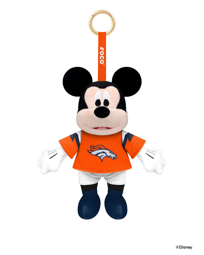 Denver Broncos Disney Mickey Mouse Clip-On Plush FOCO - FOCO.com
