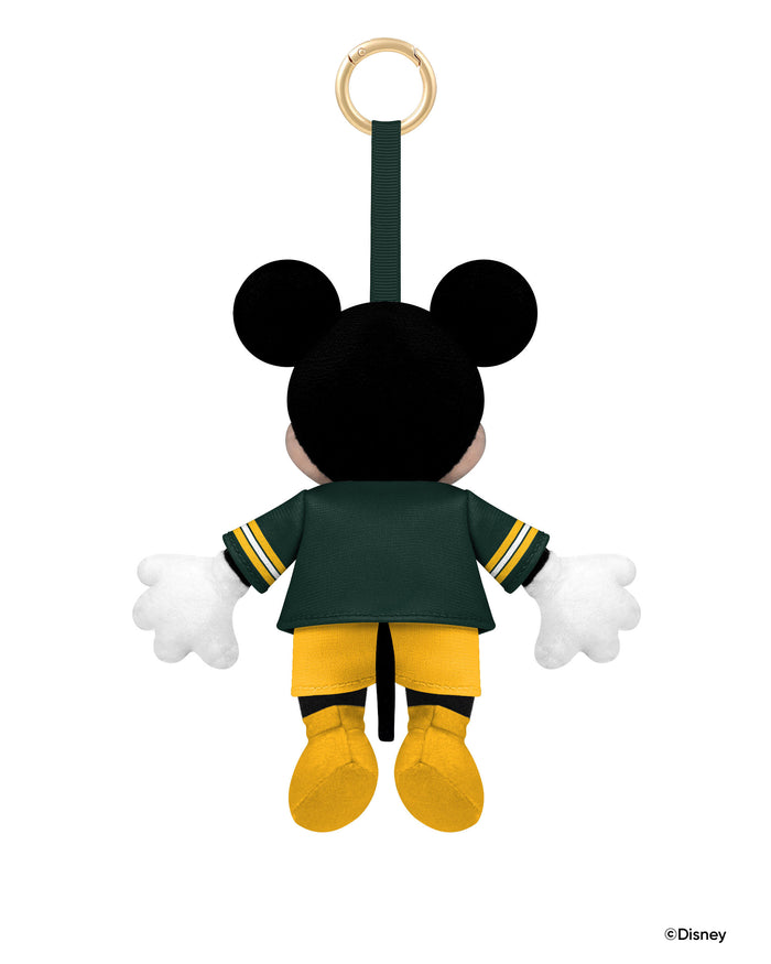 Green Bay Packers Disney Mickey Mouse Clip-On Plush FOCO - FOCO.com