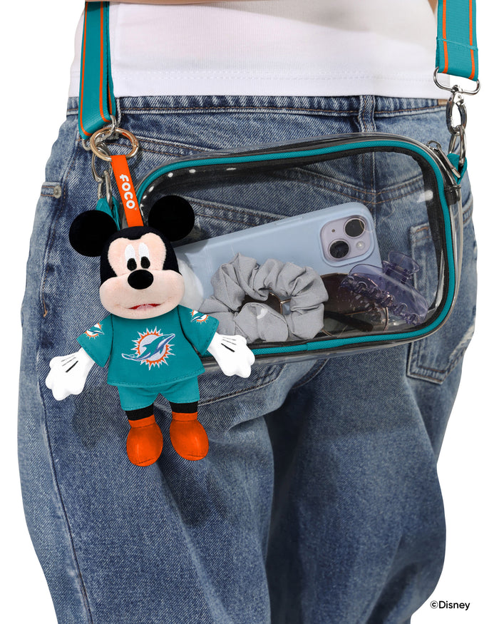 Miami Dolphins Disney Mickey Mouse Clip-On Plush FOCO - FOCO.com