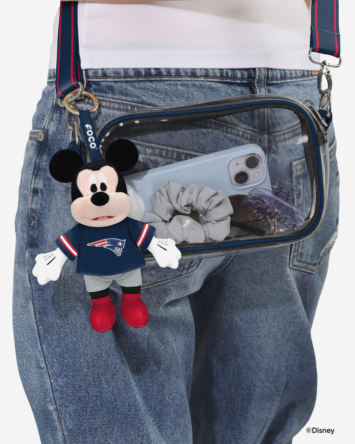 New England Patriots Disney Mickey Mouse Clip-On Plush FOCO - FOCO.com