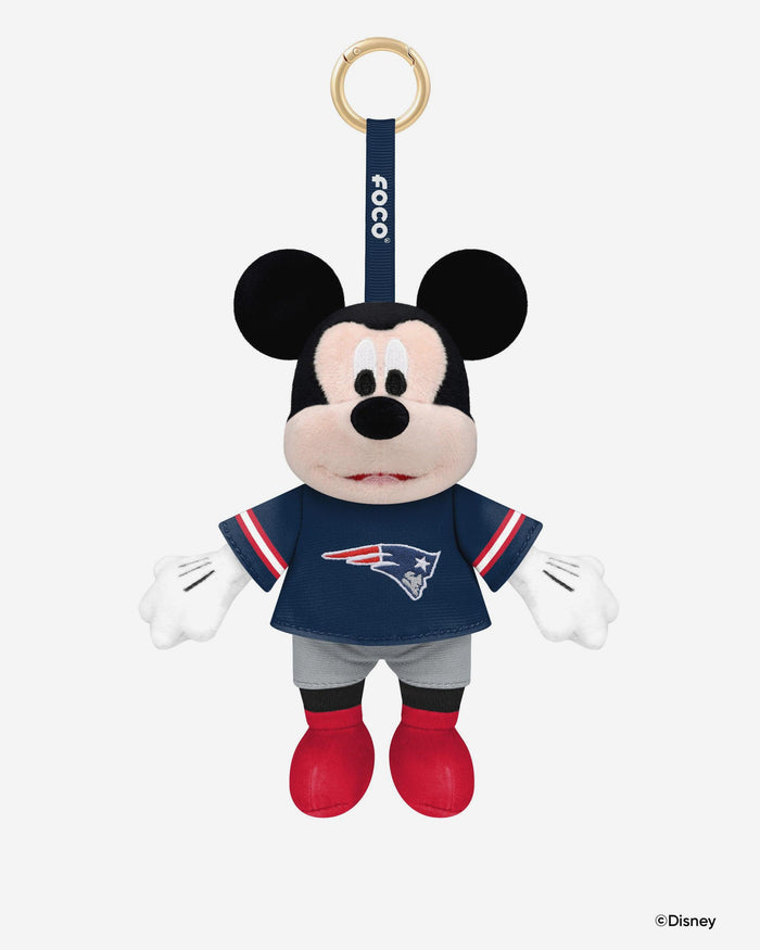 New England Patriots Disney Mickey Mouse Clip-On Plush FOCO - FOCO.com