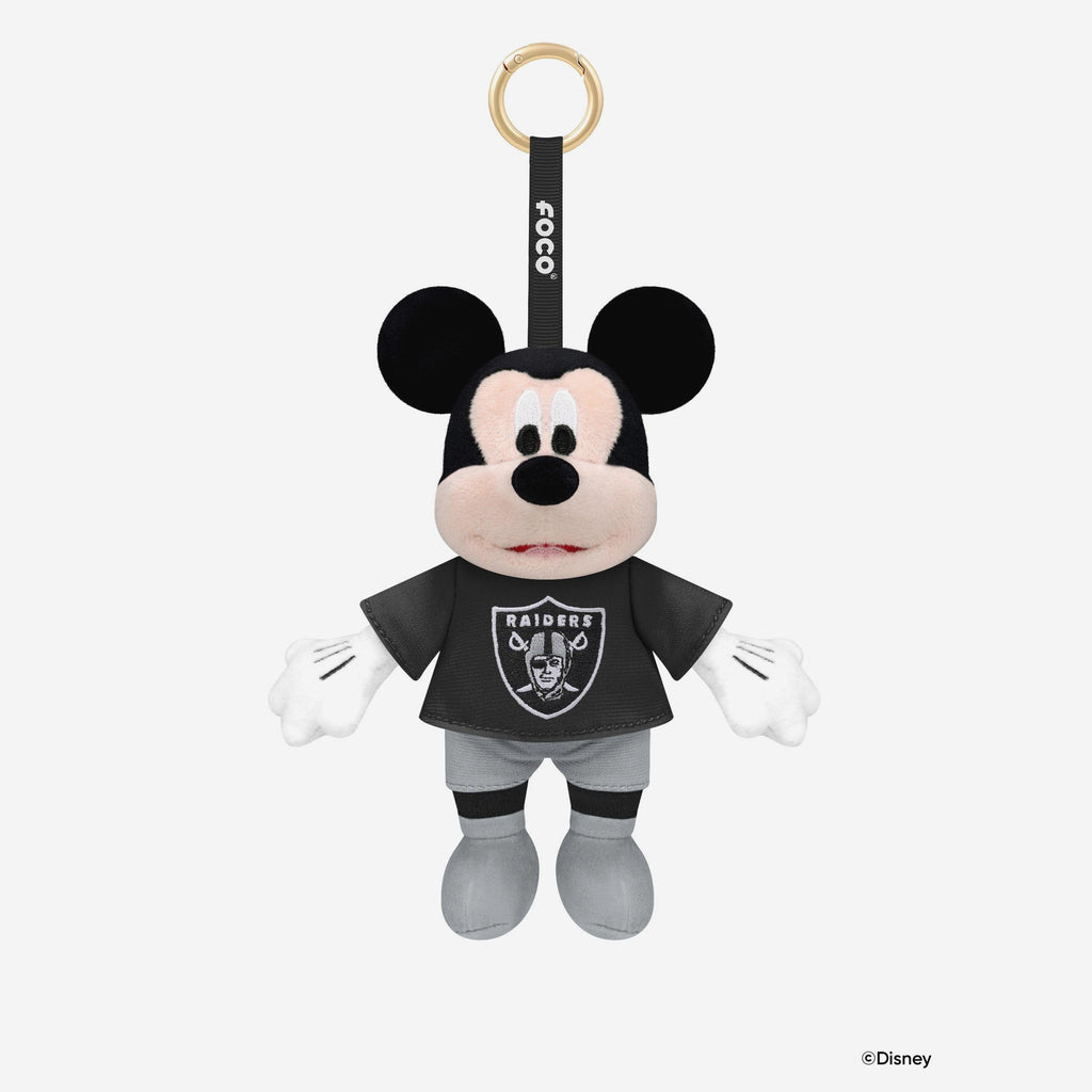Las Vegas Raiders Disney Mickey Mouse Clip-On Plush FOCO - FOCO.com