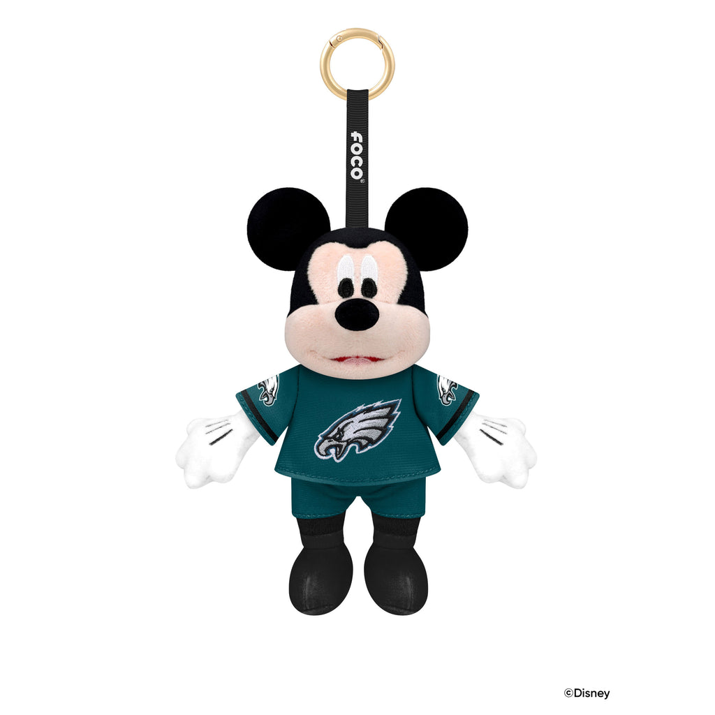 Philadelphia Eagles Disney Mickey Mouse Clip-On Plush FOCO - FOCO.com