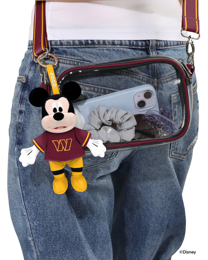 Washington Commanders Disney Mickey Mouse Clip-On Plush FOCO - FOCO.com