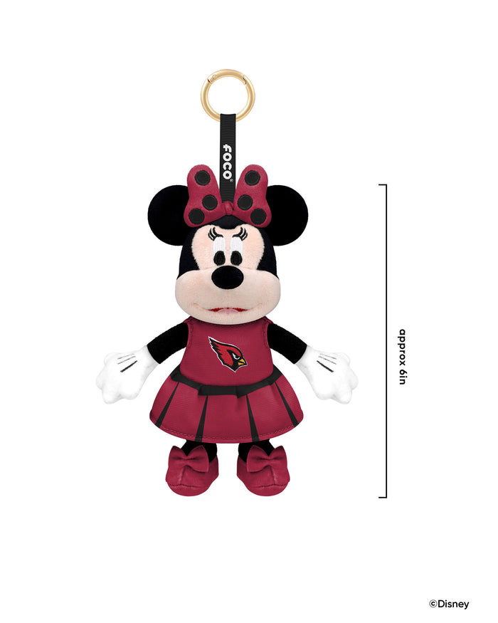 Arizona Cardinals Disney Minnie Mouse Clip-On Plush FOCO - FOCO.com