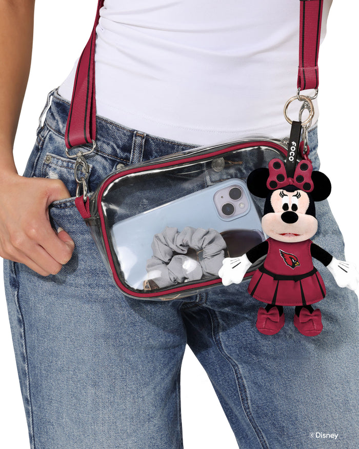Arizona Cardinals Disney Minnie Mouse Clip-On Plush FOCO - FOCO.com