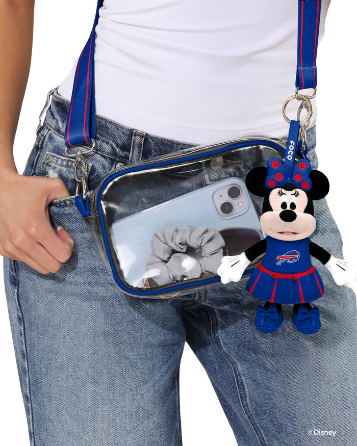 Buffalo Bills Disney Minnie Mouse Clip-On Plush FOCO - FOCO.com