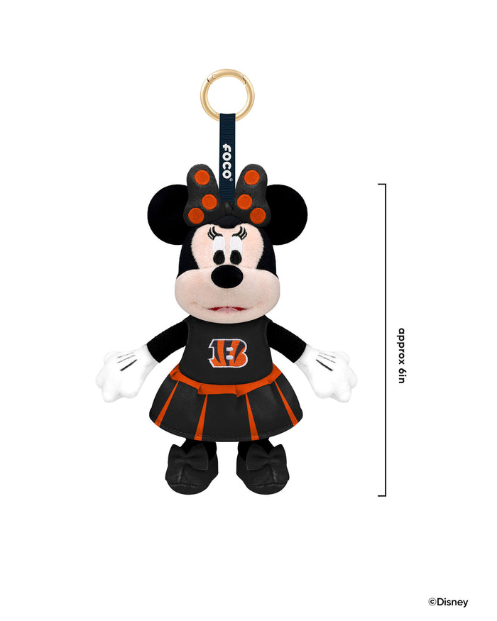 Cincinnati Bengals Disney Minnie Mouse Clip-On Plush FOCO - FOCO.com