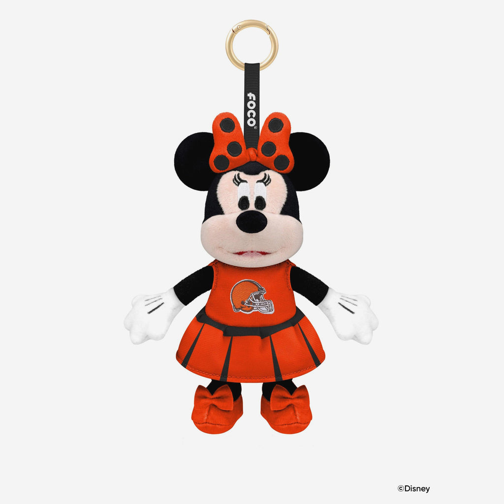 Cleveland Browns Disney Minnie Mouse Clip-On Plush FOCO - FOCO.com