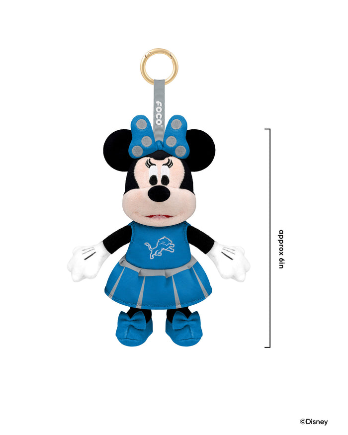 Detroit Lions Disney Minnie Mouse Clip-On Plush FOCO - FOCO.com