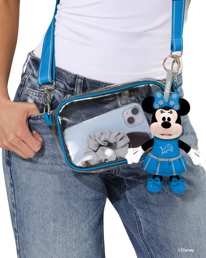 Detroit Lions Disney Minnie Mouse Clip-On Plush FOCO - FOCO.com