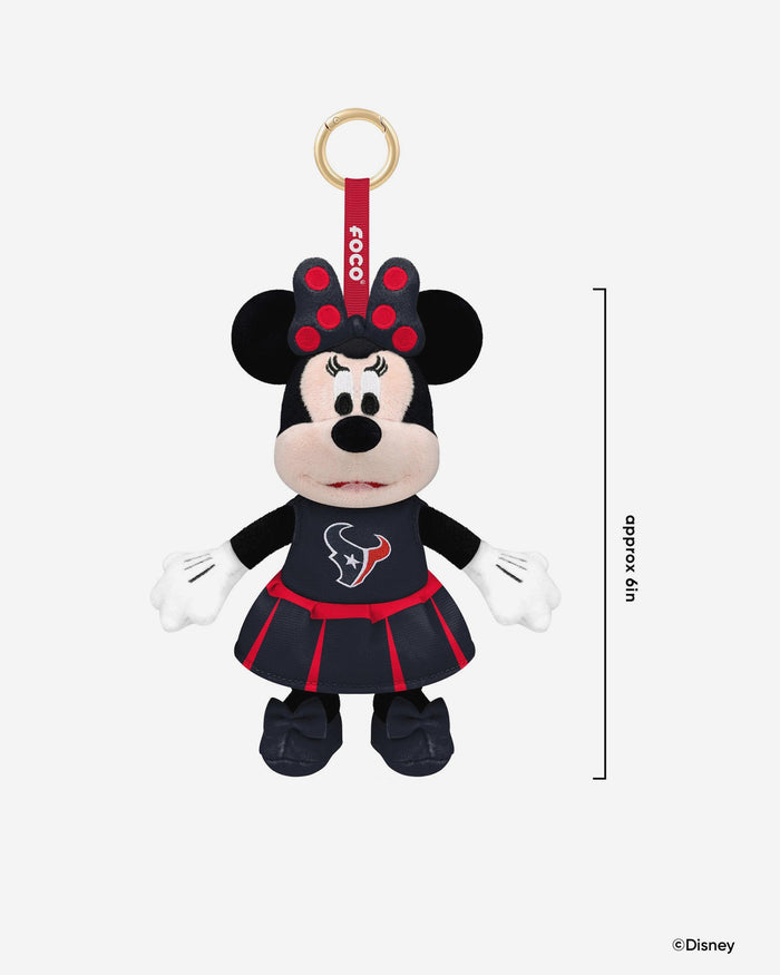 Houston Texans Disney Minnie Mouse Clip-On Plush FOCO - FOCO.com