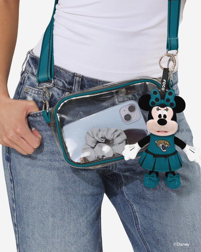 Jacksonville Jaguars Disney Minnie Mouse Clip-On Plush FOCO - FOCO.com