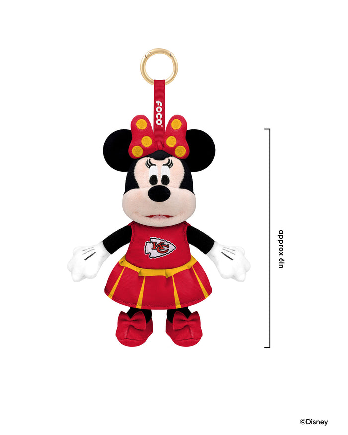 Kansas City Chiefs Disney Minnie Mouse Clip-On Plush FOCO - FOCO.com