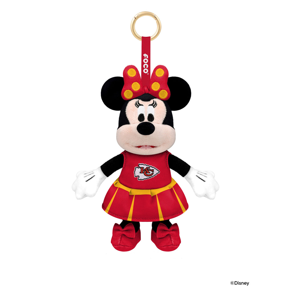 Kansas City Chiefs Disney Minnie Mouse Clip-On Plush FOCO - FOCO.com