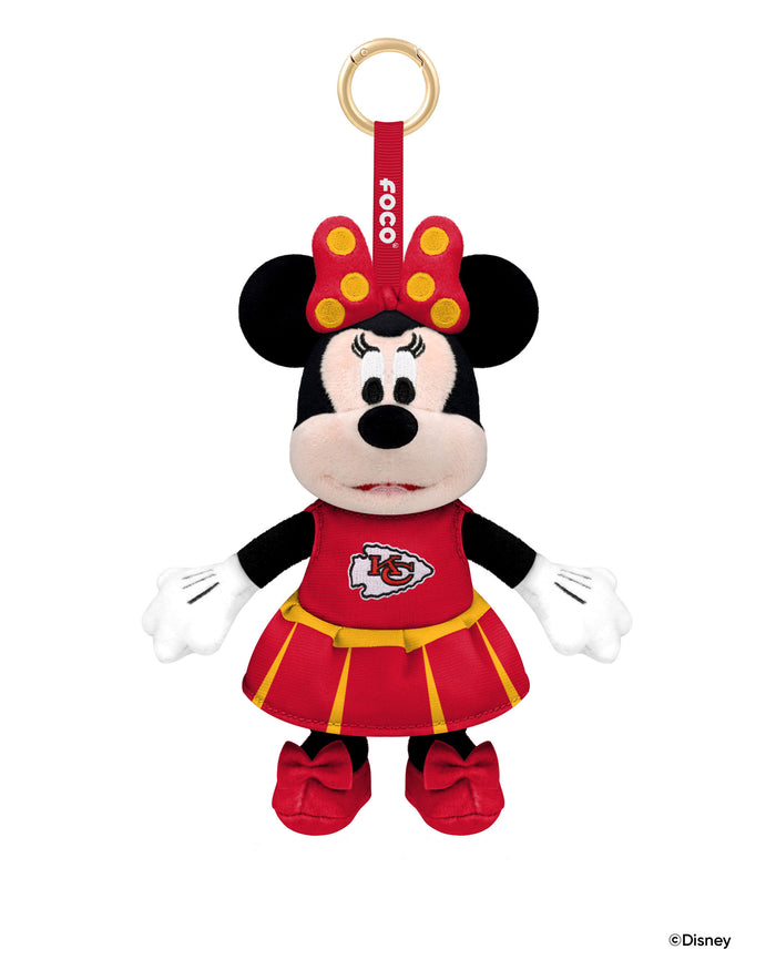 Kansas City Chiefs Disney Minnie Mouse Clip-On Plush FOCO - FOCO.com