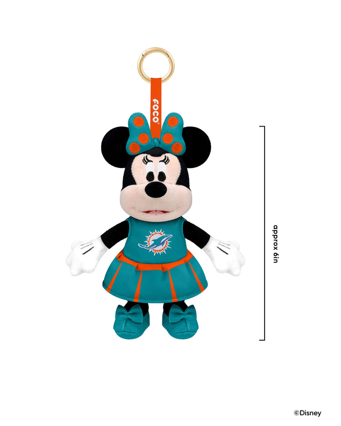 Miami Dolphins Disney Minnie Mouse Clip-On Plush FOCO - FOCO.com