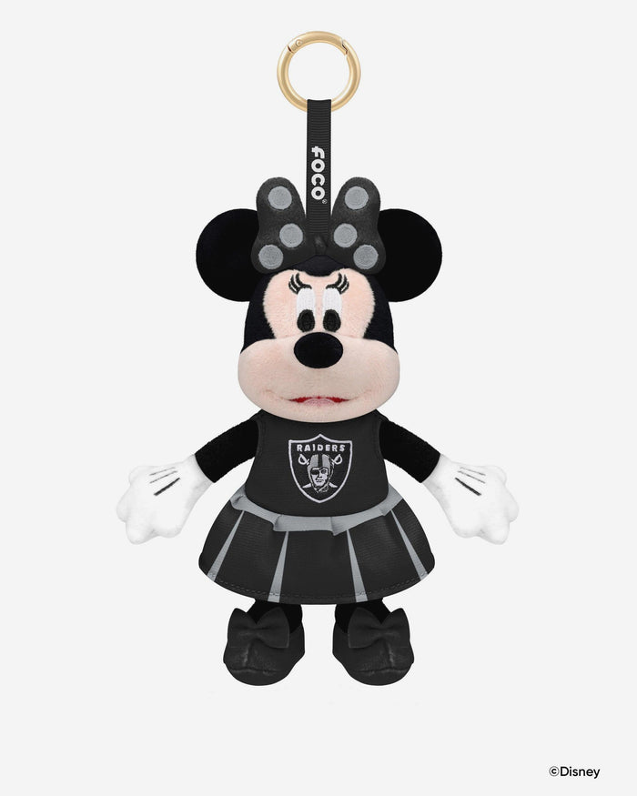 Las Vegas Raiders Disney Minnie Mouse Clip-On Plush FOCO - FOCO.com