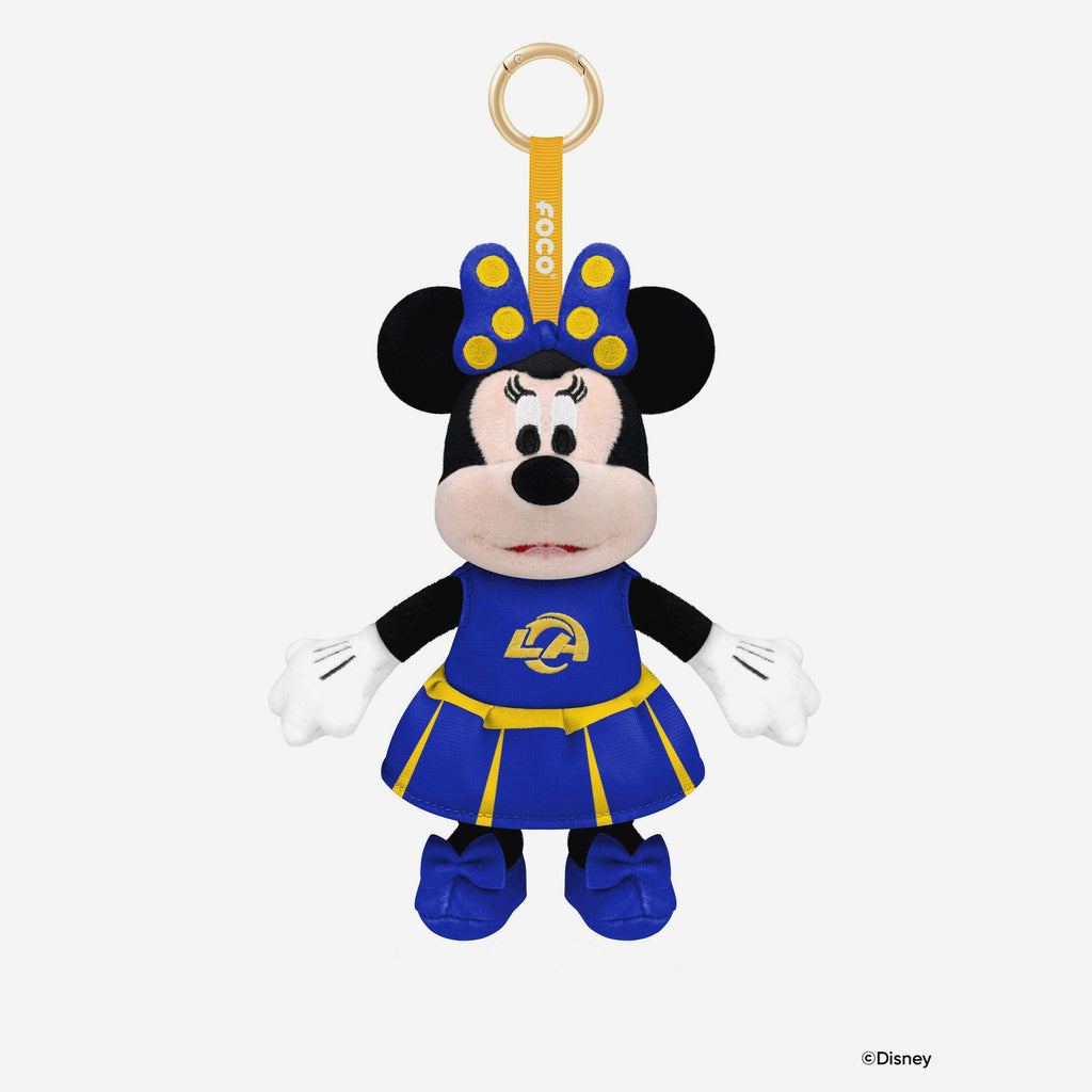 Los Angeles Rams Disney Minnie Mouse Clip-On Plush FOCO - FOCO.com
