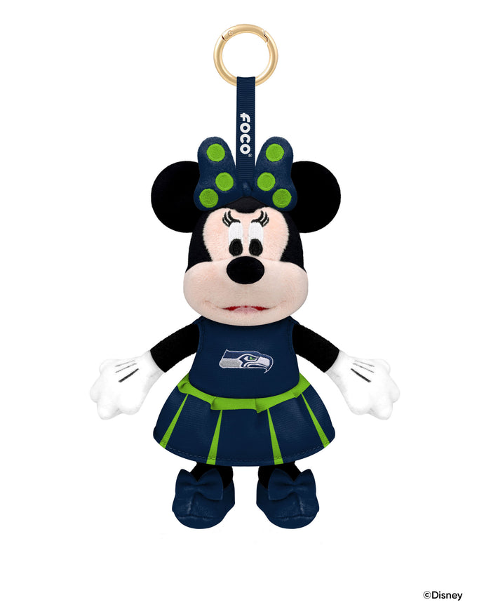 Seattle Seahawks Disney Minnie Mouse Clip-On Plush FOCO - FOCO.com
